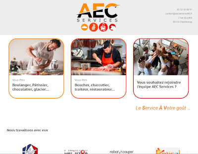 Site internet AEC Servcies